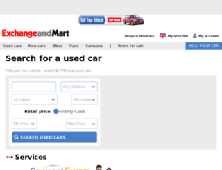 stagingsecure.exchangeandmart.co.uk screenshot