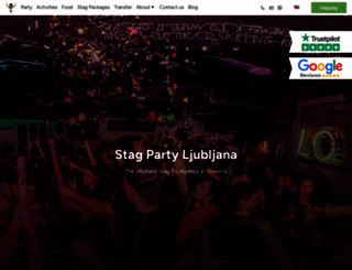 stagpartyljubljana.com screenshot