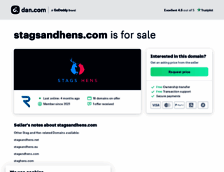 stagsandhens.com screenshot
