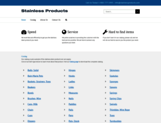 stainlessproducts.com screenshot