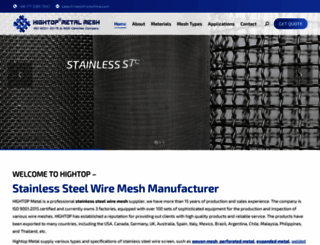 stainlesssteelmeshscreens.com screenshot