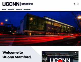 stamford.uconn.edu screenshot