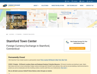 stamfordcurrencyexchange.com screenshot