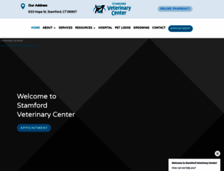 stamfordvetcenter.com screenshot