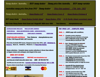 stampdealeroz.com screenshot
