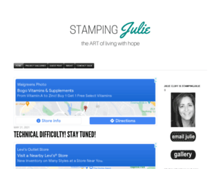 stampingjulie.com screenshot