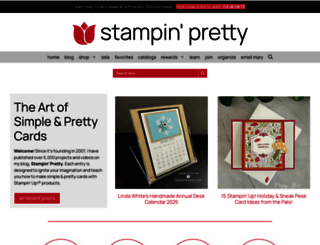stampinpretty.com screenshot