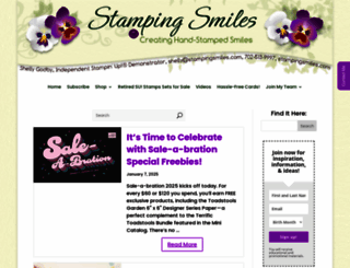 stampinsmiles.com screenshot