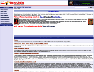 stamplisting.com screenshot