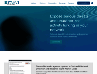 stamus-networks.com screenshot