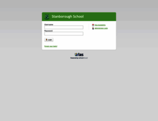 stanboroughschool.roombookingsystem.co.uk screenshot