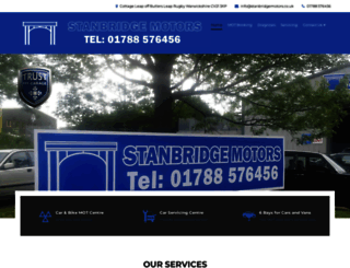 stanbridgemotors.co.uk screenshot