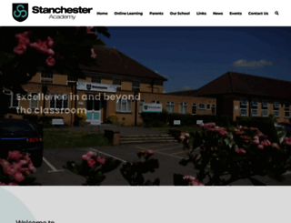 stanchester-academy.co.uk screenshot