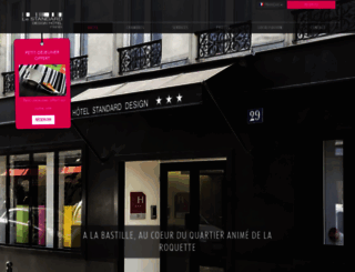 standard-design-hotel-paris.com screenshot