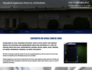 standardapplianceparts.com screenshot