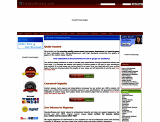 standardessays.com screenshot