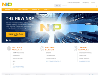 standardics.nxp.com screenshot