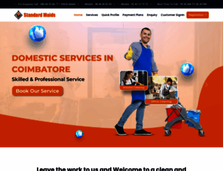 standardmaids.com screenshot