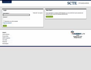 standards.scte.org screenshot