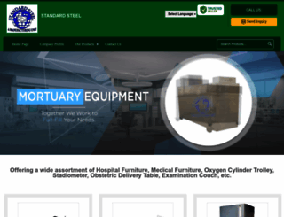 standardsteel.co.in screenshot
