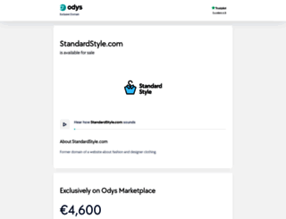 standardstyle.com screenshot