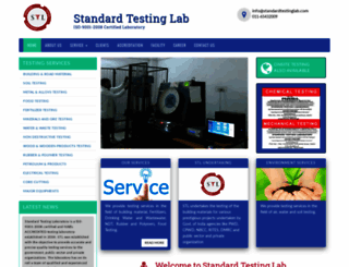 standardtestinglab.com screenshot