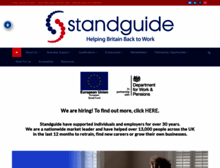 standguide.co.uk screenshot