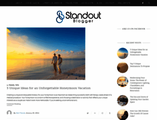 standoutblogger.com screenshot