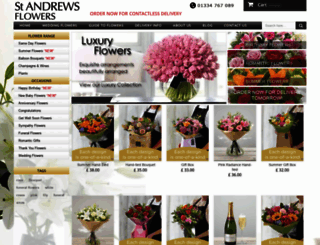 standrewsflowers.co.uk screenshot