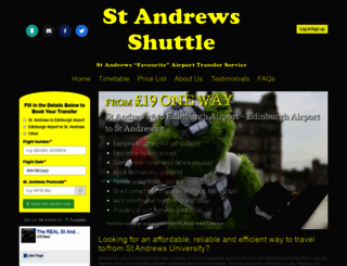 standrewsshuttle.com screenshot