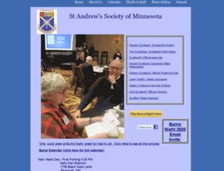 standrewssocietyminnesota.org screenshot
