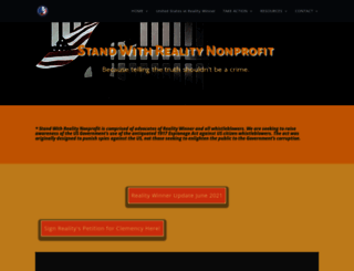 standwithreality.org screenshot