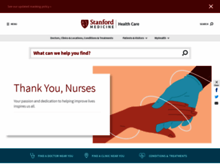 stanfordhealthcare.org screenshot