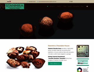 stanimirachocolatehouse.com screenshot