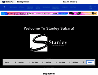 stanleysubaru.com screenshot