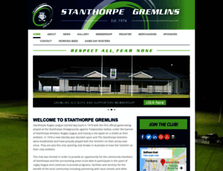 stanthorpegremlins.com.au screenshot