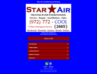 starairconditioningtexas.com screenshot