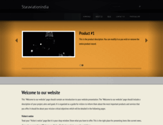 staraviationindia.webnode.com screenshot