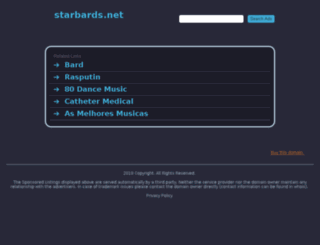 starbards.net screenshot