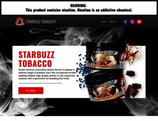 starbuzztobacco.com screenshot