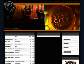 starcitybrewing.com screenshot