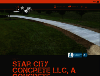 starcityconcretellc.com screenshot