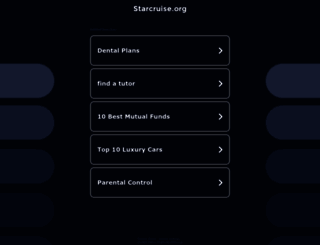 starcruise.org screenshot