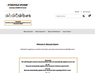 starcyclespares.co.uk screenshot