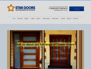 stardoors.com.au screenshot