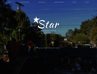 stardumpsterrentals.com screenshot