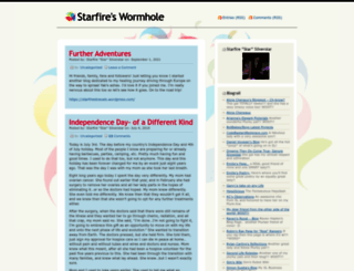 starfire7.wordpress.com screenshot