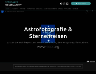stargazer-observatory.com screenshot