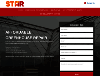stargreenhouserepair.com screenshot
