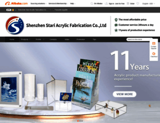 stariacrylic.en.alibaba.com screenshot